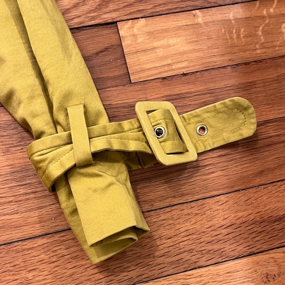 Elle Vintage Y2K Mustard Trench Coat - Picture 3 of 9